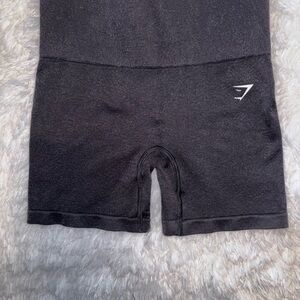 Gymshark Charcoal Athletic Shorts with Seamless Waistband #5075